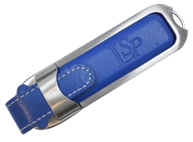 Slide in leather thumb drive (PB3082)